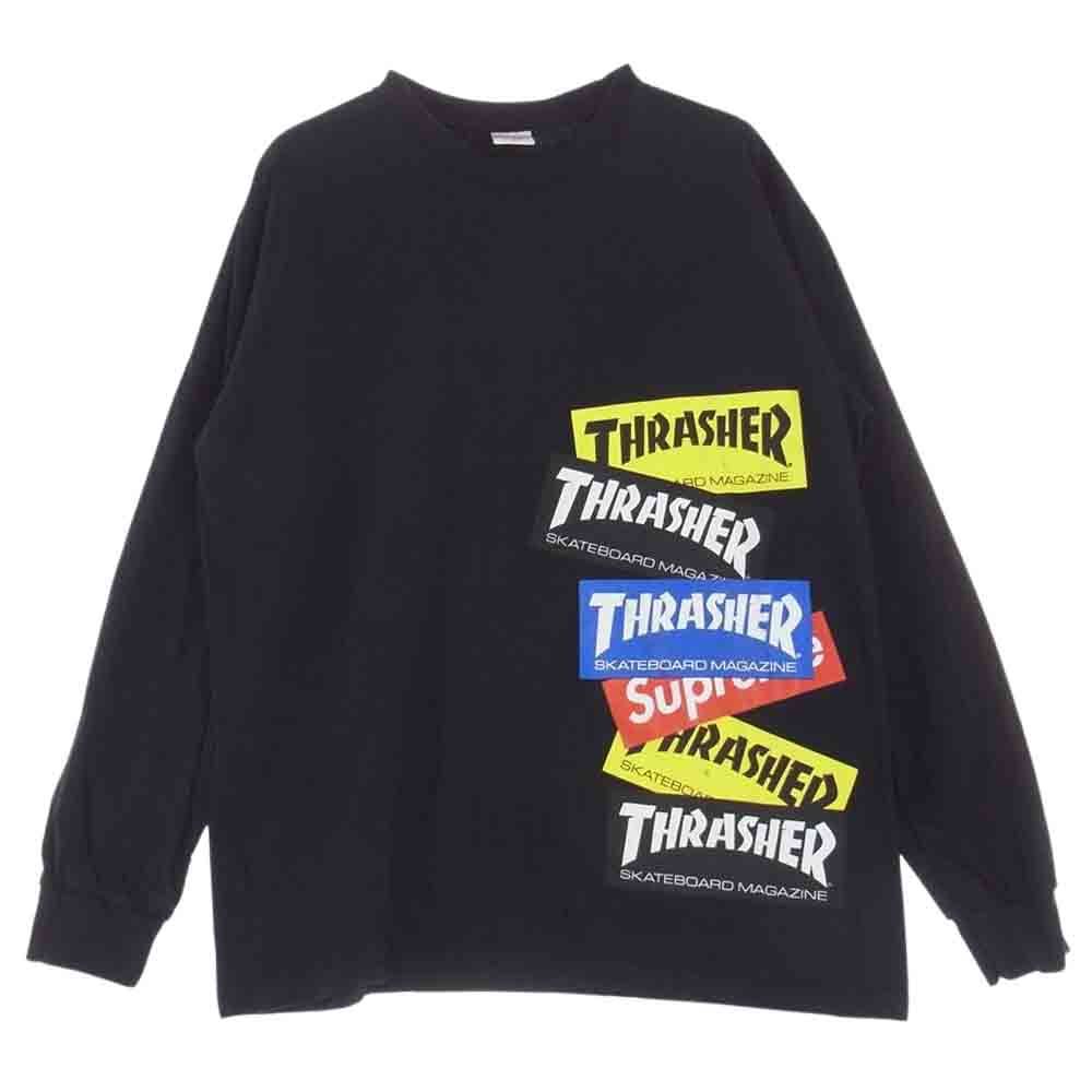 Supreme シュプリーム Tシャツ 21AW THRASHER Multi Logo L/S Tee 