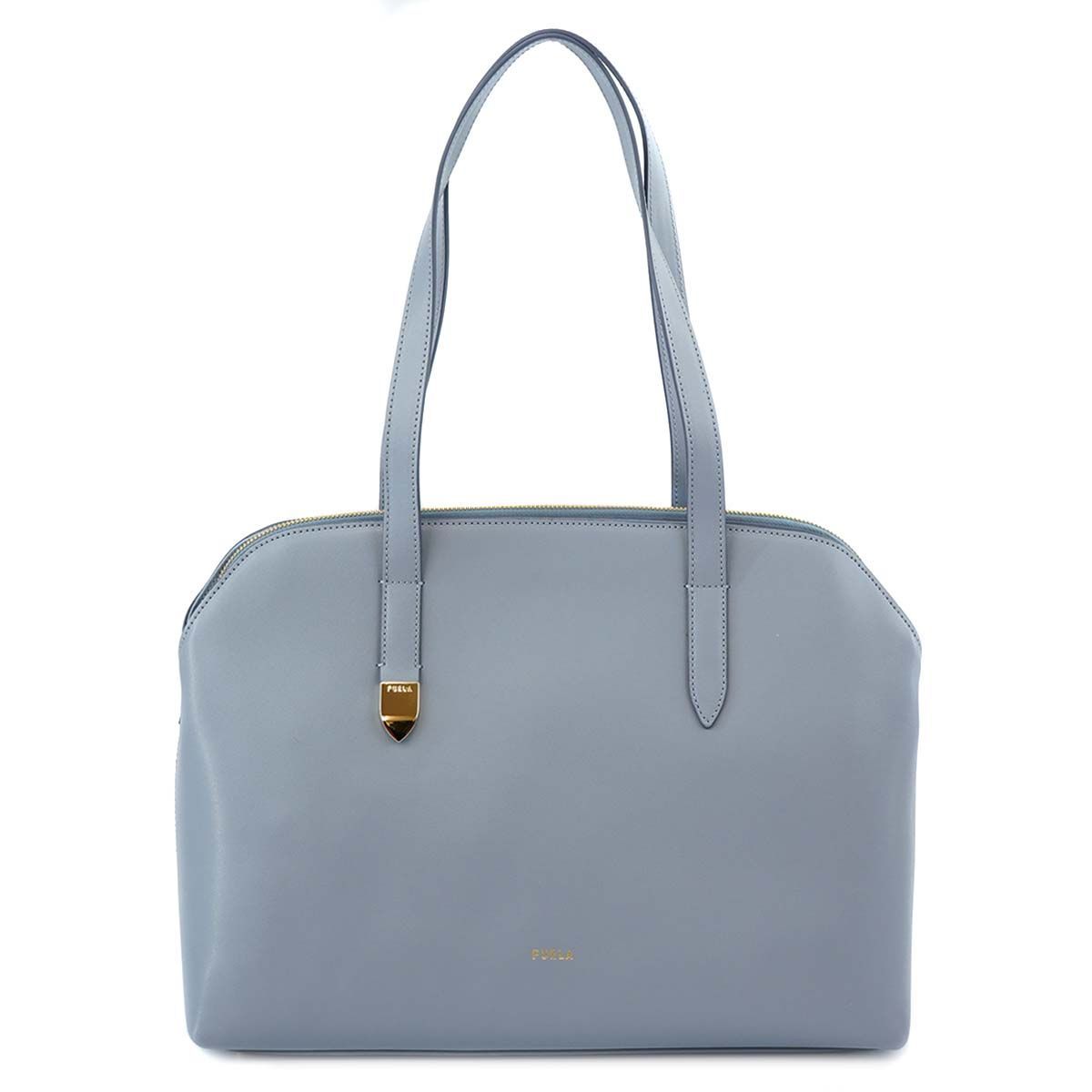 トートバッグ FURLA WB00120 BLOCK TOTE ライトブルー