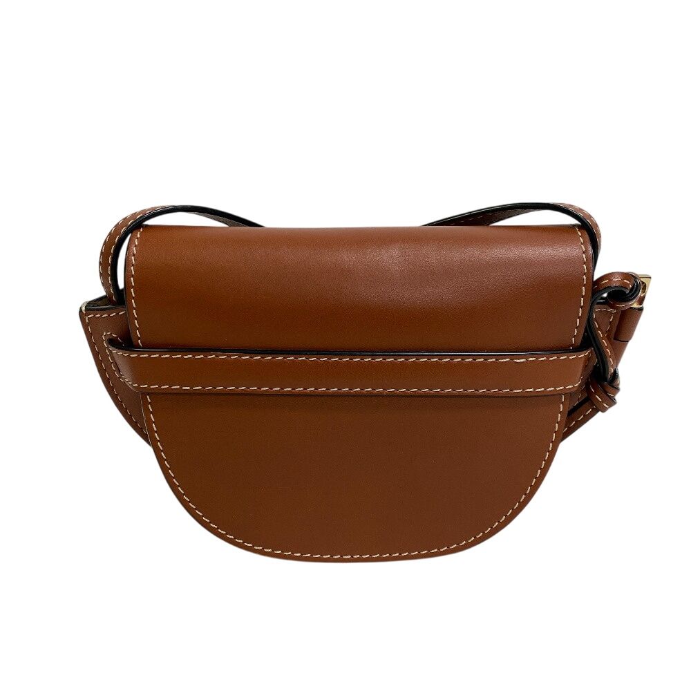 ロエベ LOEWE ショルダーバッグ ゲートデュアル ミニタン ブラウン