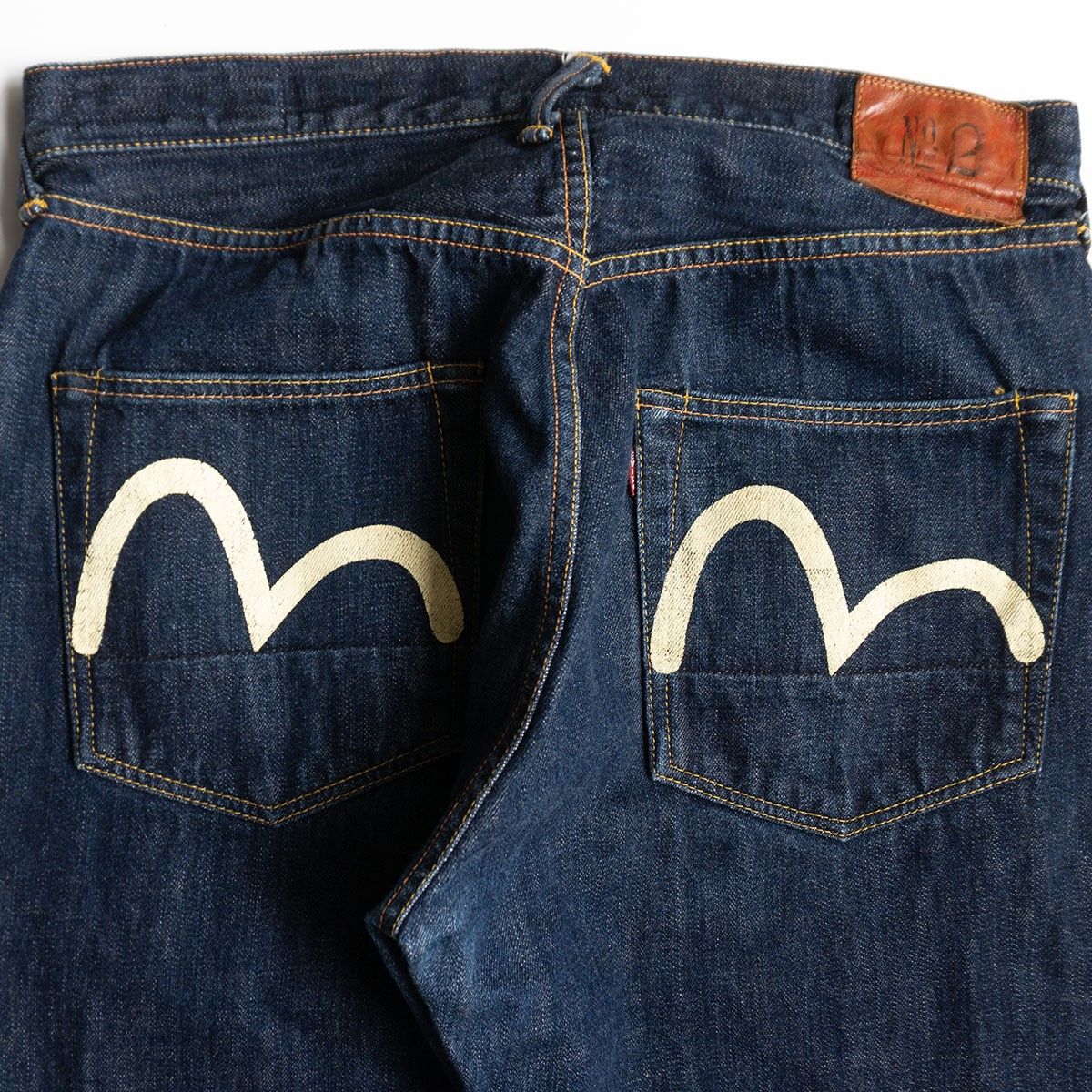 雰囲気抜群/濃紺】EVISU 【LOT.2001 デニムパンツ】36×35 エビス