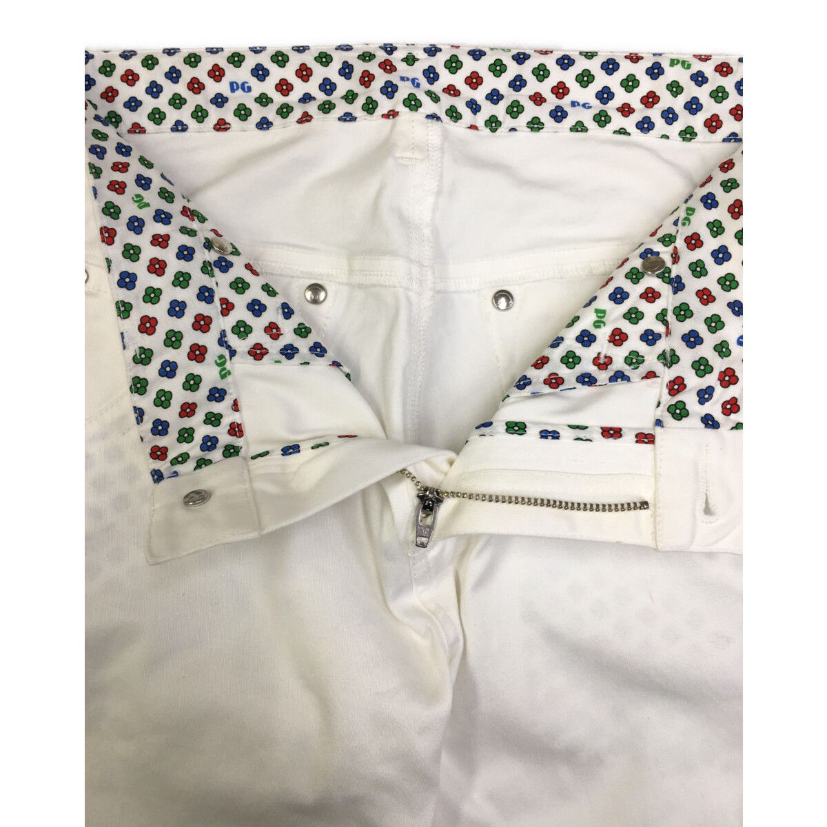 中古 レディース パーリーゲイツ PEARLY GATES パンツ 2(L) 白