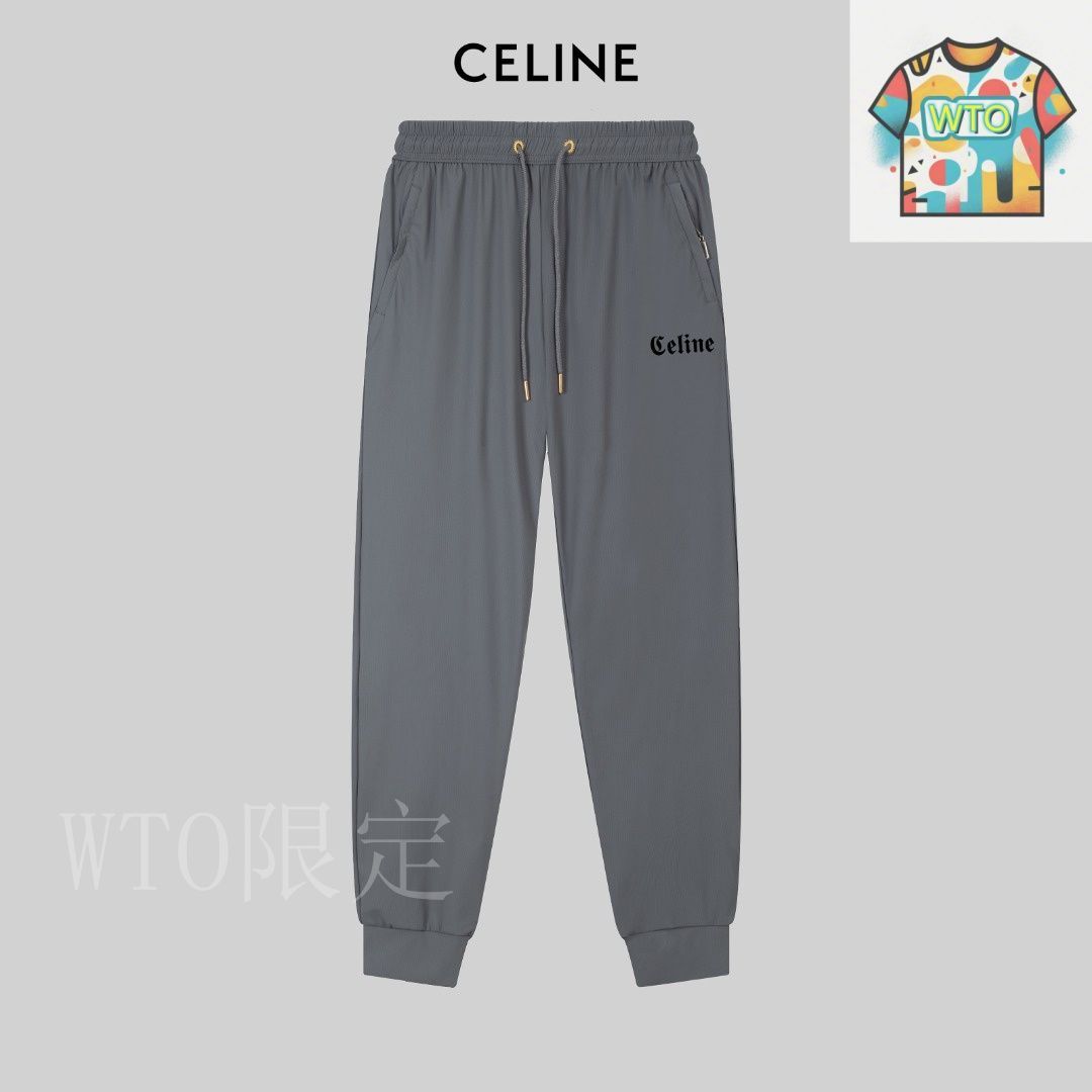 新品未着用【セリーヌ】ツープリーツパンツ 今日特価】CELINE セリーヌ アイススクリーンパンツ-2 - メルカリ