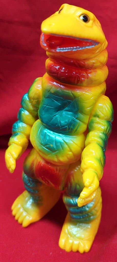 ブルマァクプレミアムバンダイ ブルマァクの怪獣シリーズ ブルマァク テレスドン 黄色成型 二期版 二期版