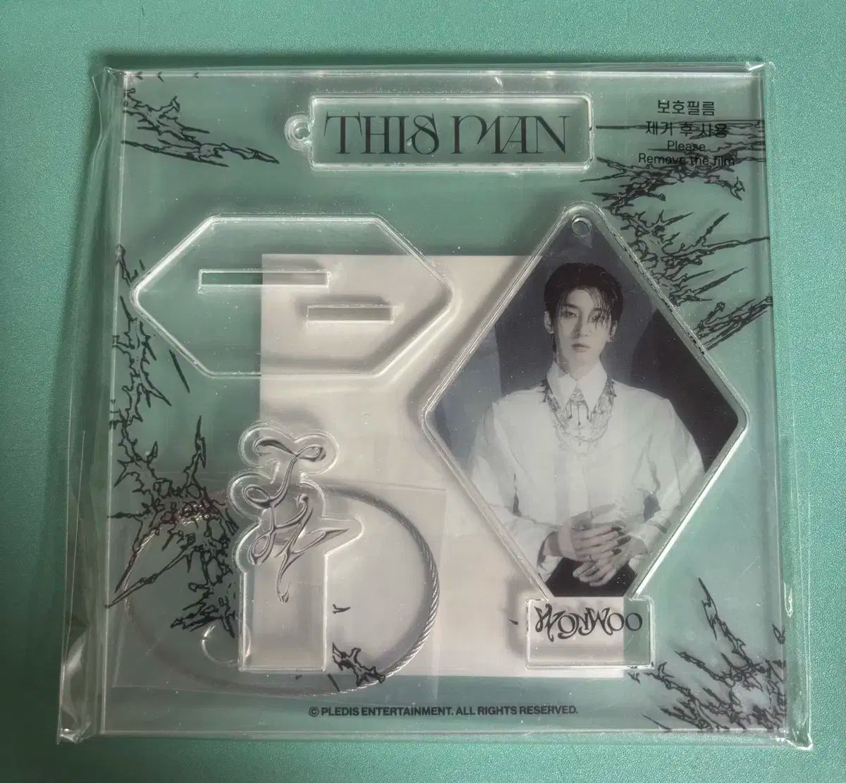 【新品未開封】 セブチ this man ポップアップ ウォヌ アクリルスタンド 新品未開封】 this man ポップアップ ウォヌ アクリルスタンド