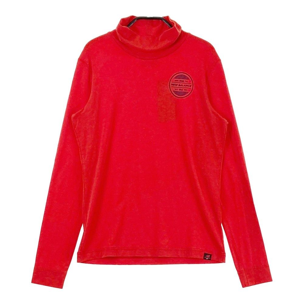 サイズ：1 NEW BALANCE GOLF ニューバランス  長袖ハイネックTシャツ  レッド系 [240101431053] ゴルフウェア レディース ストスト サイズ：1 NEW BALANCE GOLF ニューバランス 長袖ハイネックT