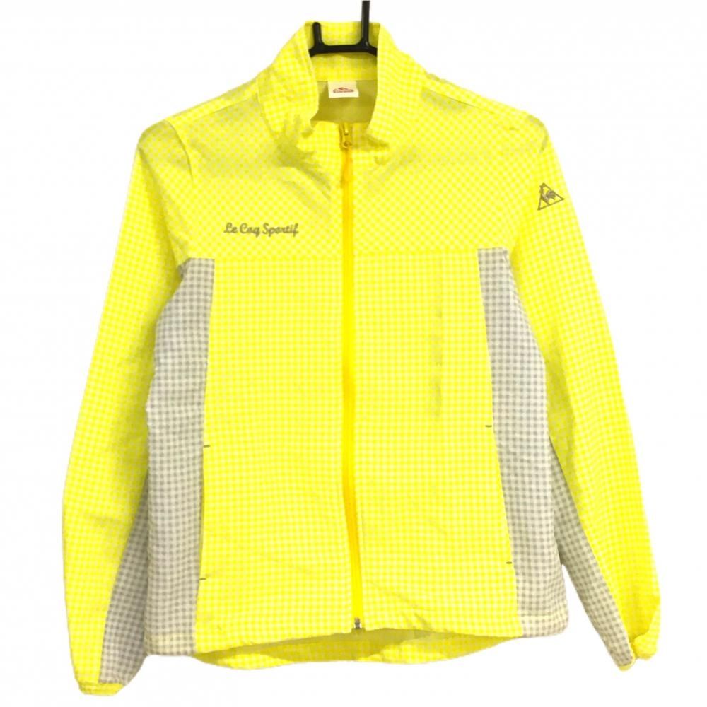 超美品】ルコックスポルティフ ジャケット イエロー×白×グレー