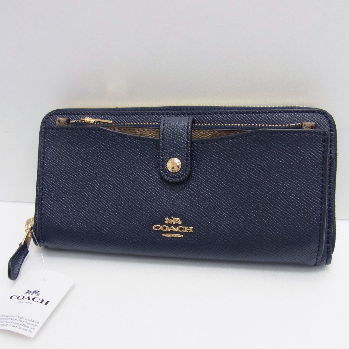 追跡有送料込【COACH】携帯収納可能なウォレット セール】 アコーディオン ウォレット・コーチ グラフィック