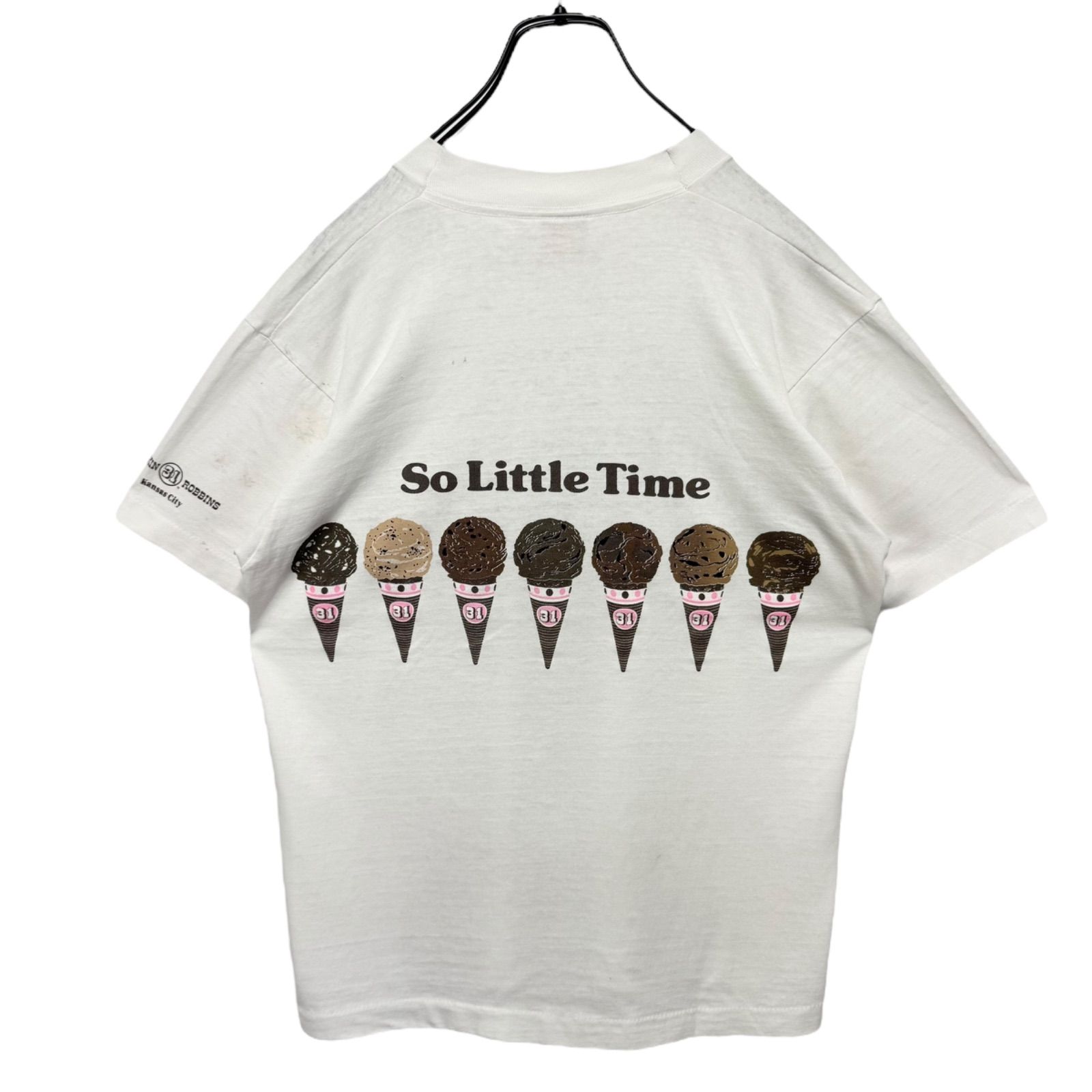 90s vintage Baskin-Robbins 31 Promo Print T-shirt Tee