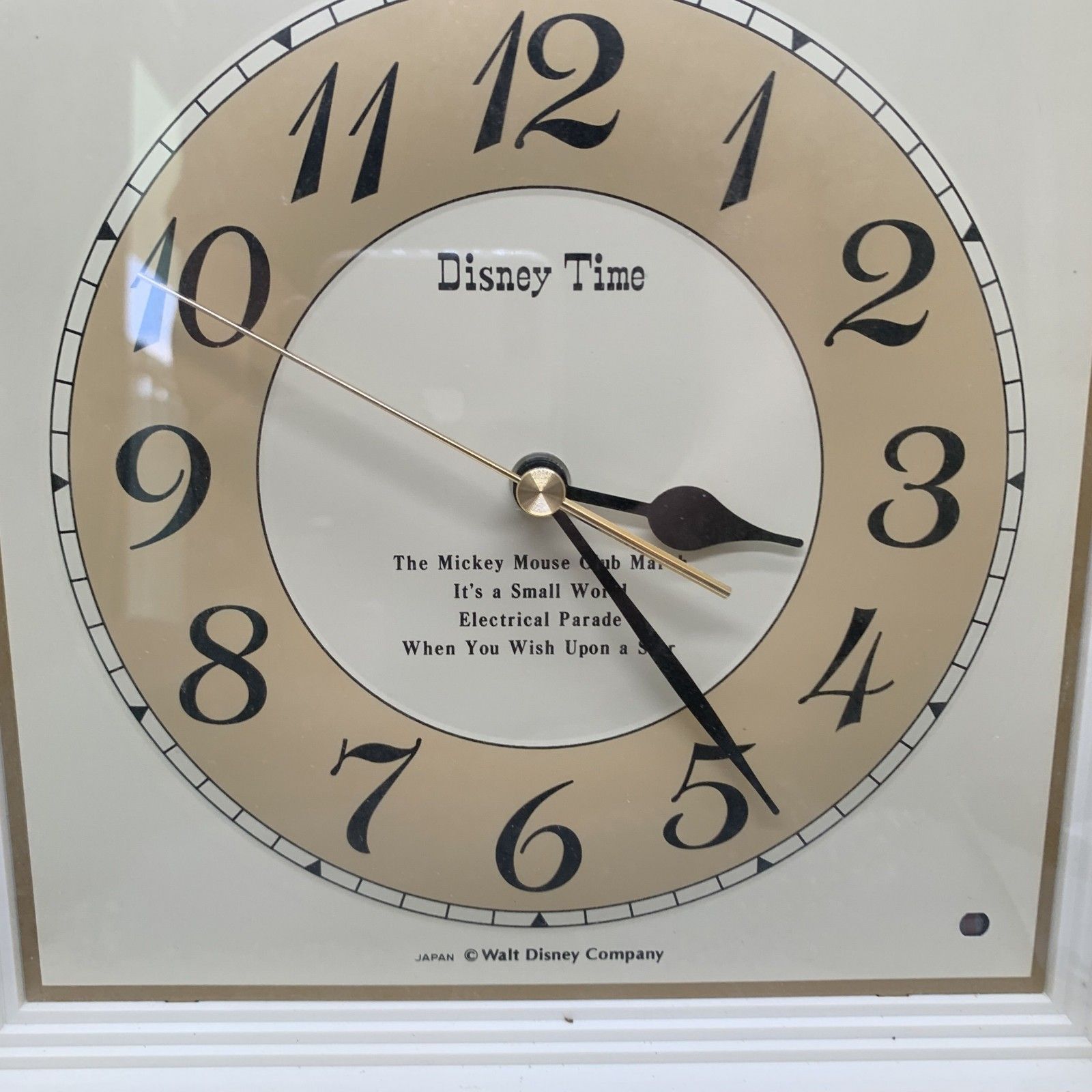 ディズニー 音楽付き時計