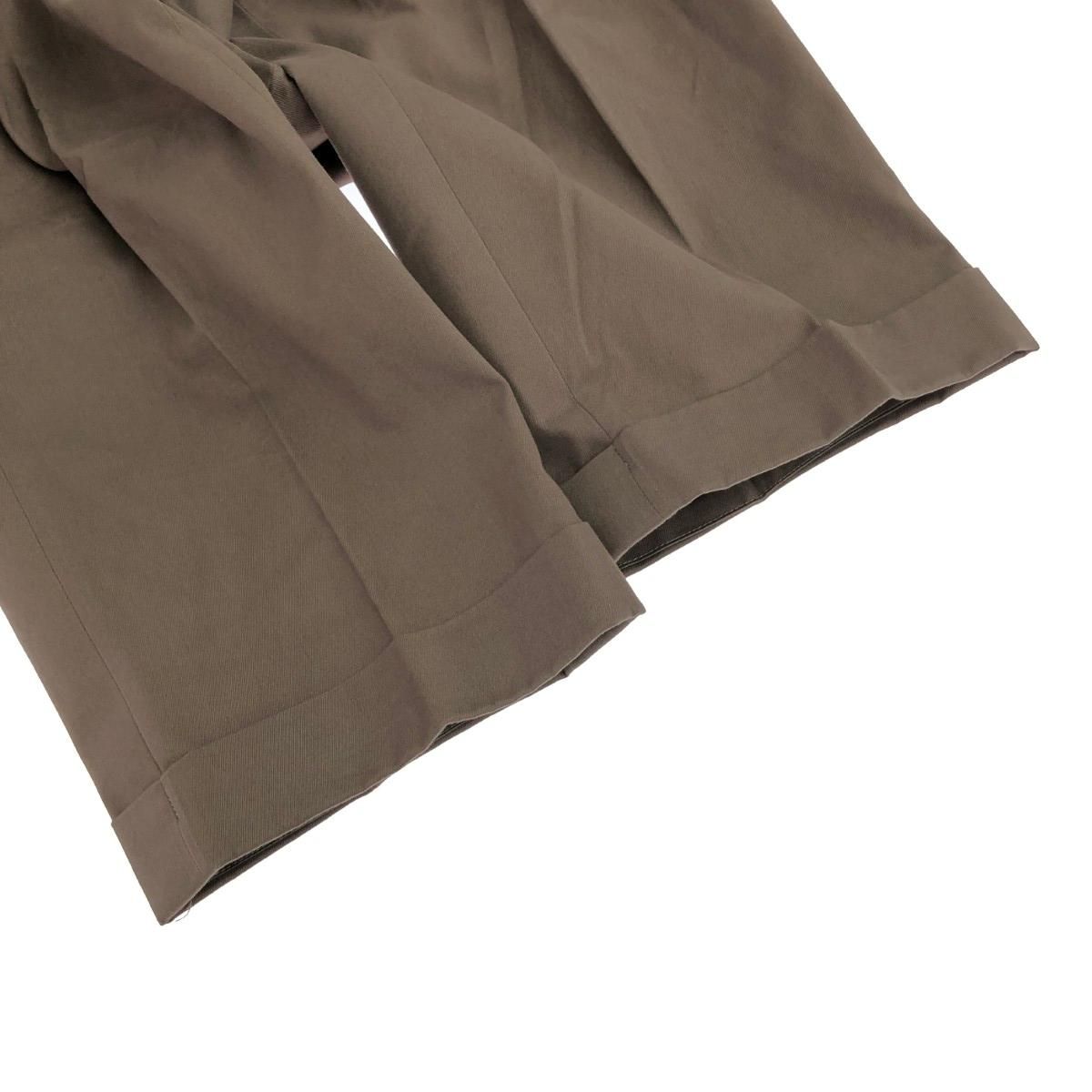 Ciccio Japan チッチオ×ゴダールハバダッシェリー チノスラックスパンツ サイズ:52 日本製/ツータック    ブラウン メンズ / 240001140187 Ciccio Japan チッチオ×ゴダールハバダッシェリー チノスラックス