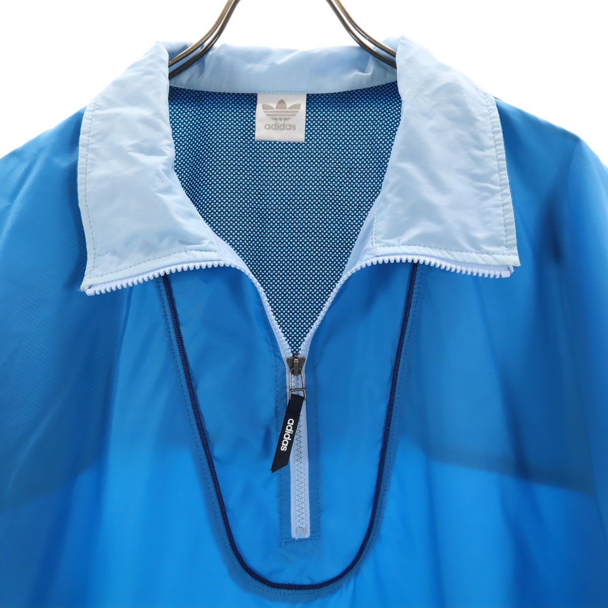 adidas アディダス 80s 銀タグ ヴィンテージ ハーフジップ ウインド