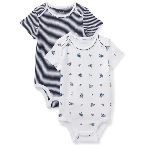 ラルフローレン ポロベアボディスーツ２枚セット