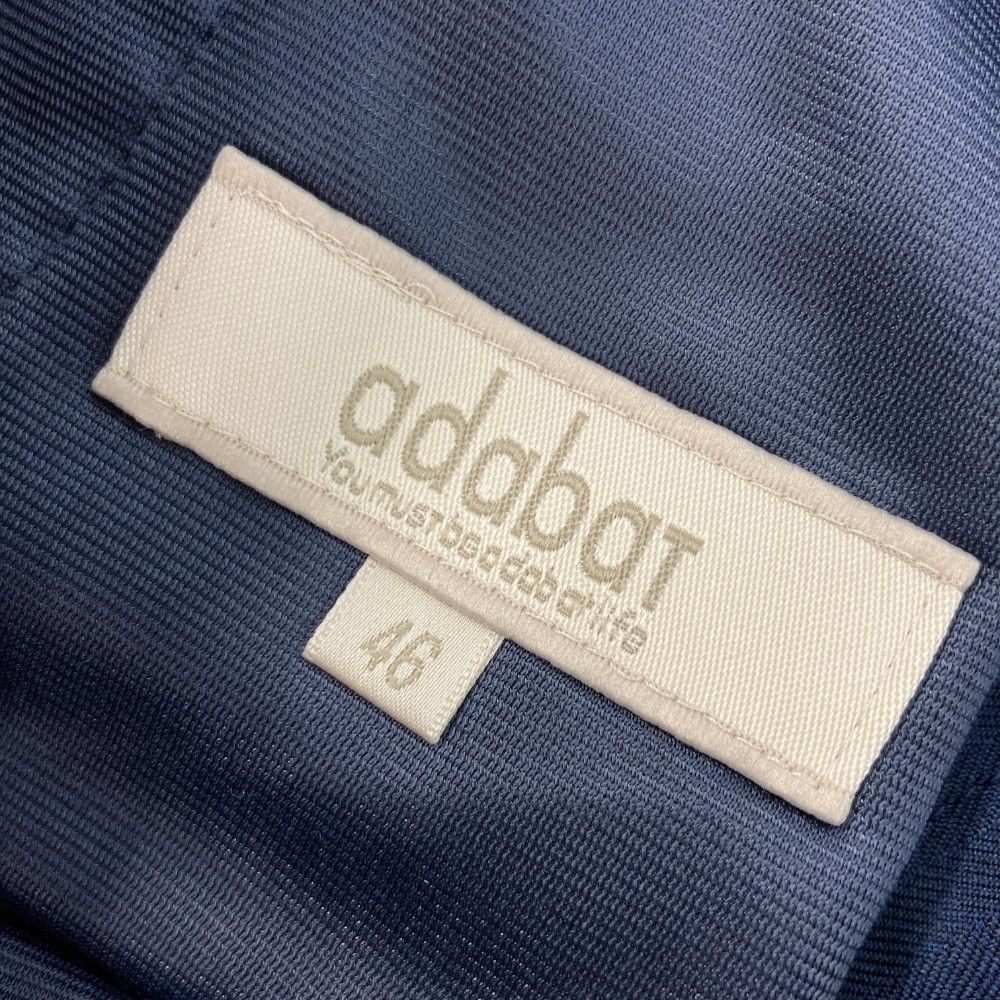 adabat ゴルフパンツ ネイビー 新レーベル ADABAT NAVY】ドライタッチストレッチパンツ（フル