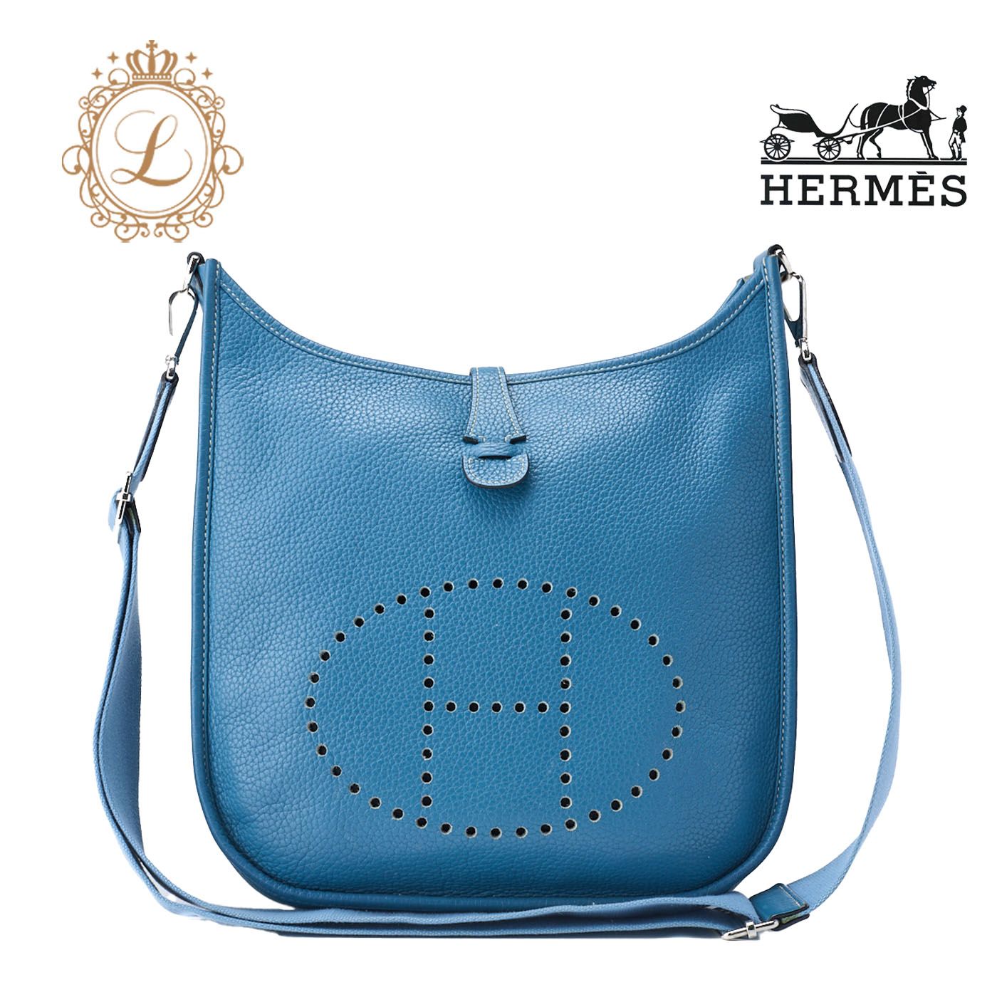 HERMESエルメス エブリンⅡ PM ブルージーン｜レディース