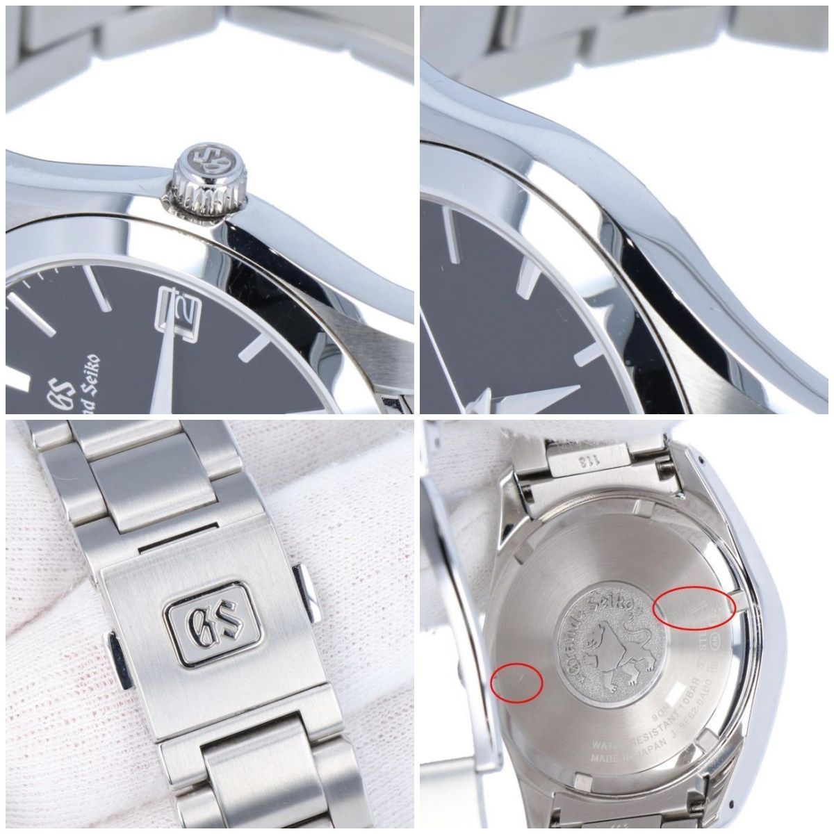 Grand Seiko】 グランドセイコー SBGX261 9F62-0AB0 デイト 黒文字盤 
