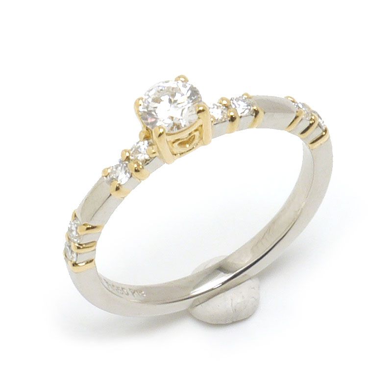 STAR JEWELRY K18 ダイヤモンドリング D0.08ct スタージュエリー STAR JEWELRY K18 ダイヤモンド