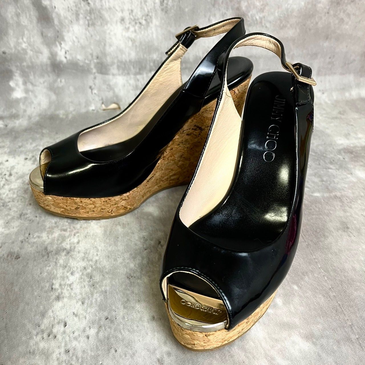 JIMMYCHOO ジミーチュウ ウェッジサンダル サンダル （JIMMY CHOO  