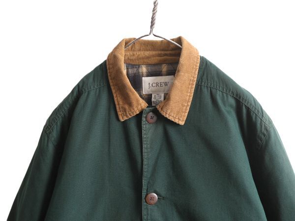 00s J.Crew ハンティングジャケット カーキグレー 中綿 コーデュロイ 00s J.Crew ハンティングジャケット カーキグレー 中綿