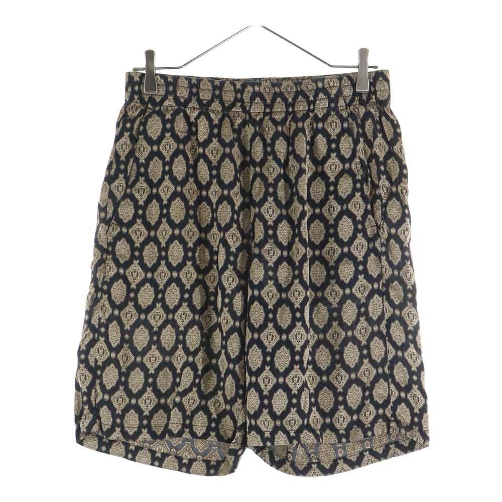 Needles ニードルス Basketball Short 総柄 バスケットボール ショーツ ハーフパンツ ブラック ベージュ GK099