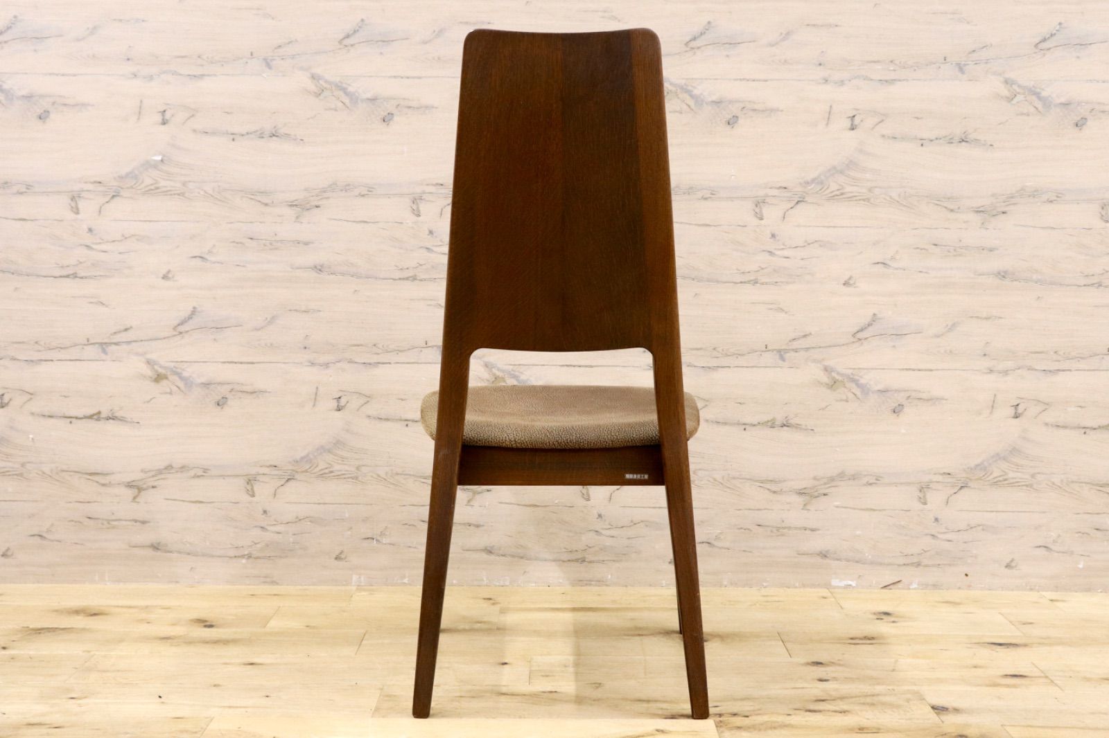 GMIS219B○飛騨清見工房 ダイニングチェア 椅子 レザー ヴィンテージ ジャパニーズモダン 飛騨家具 木製家具 USTAUSTRALIA_COM_AU