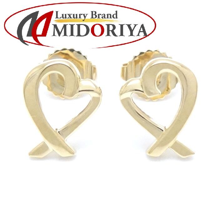 TIFFANY&Co. ティファニー ラビングハート ピアス パロマピカソ K18YG