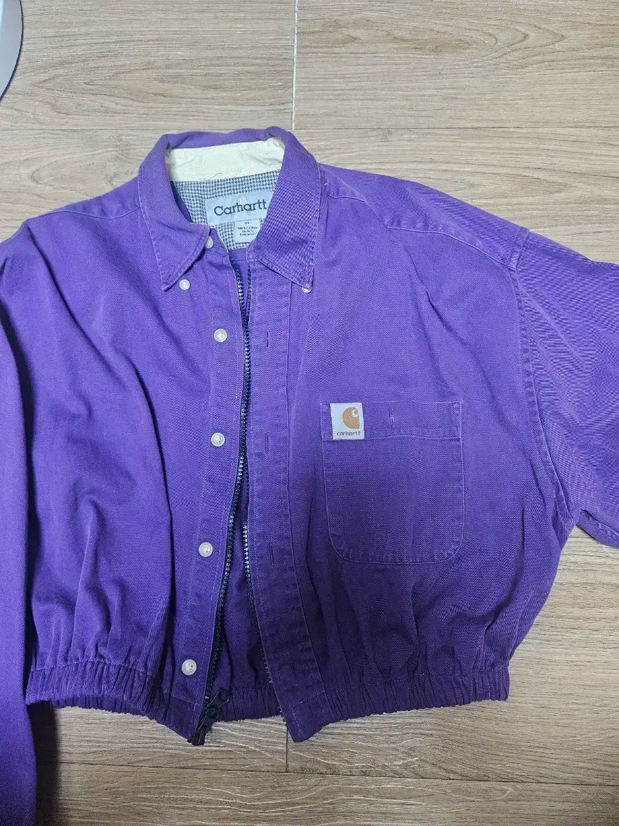 carhartt 紫 ロングスリーブジャンパー
