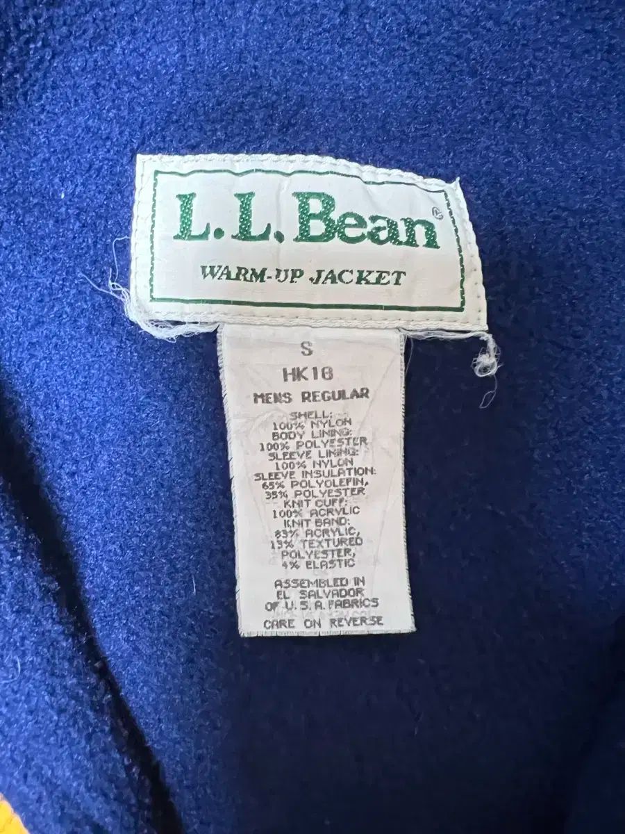 L.L.Bean L L ビーン ウォームアップジャケット