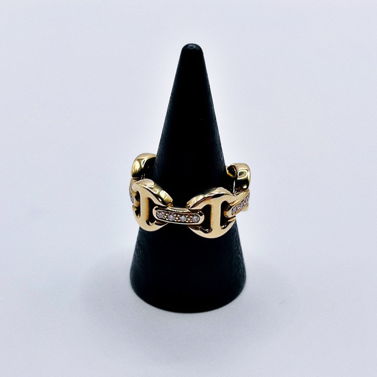 専用】【美品】HOORSENBUHS K18 DAME CLASSIC TRI-LINK WITH DIAMOND 