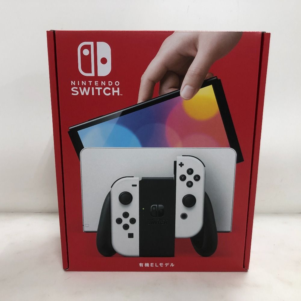 02w02277 Nintendo Switch本体 有機ELモデル Joy-Con(L/R)ホワイト ニンテンドースイッチ 未使用品【中古品】 -  メルカリ