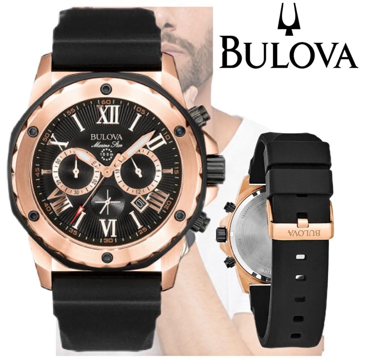 ☆新品BULOVA ブローバ マリンスター 98A272-