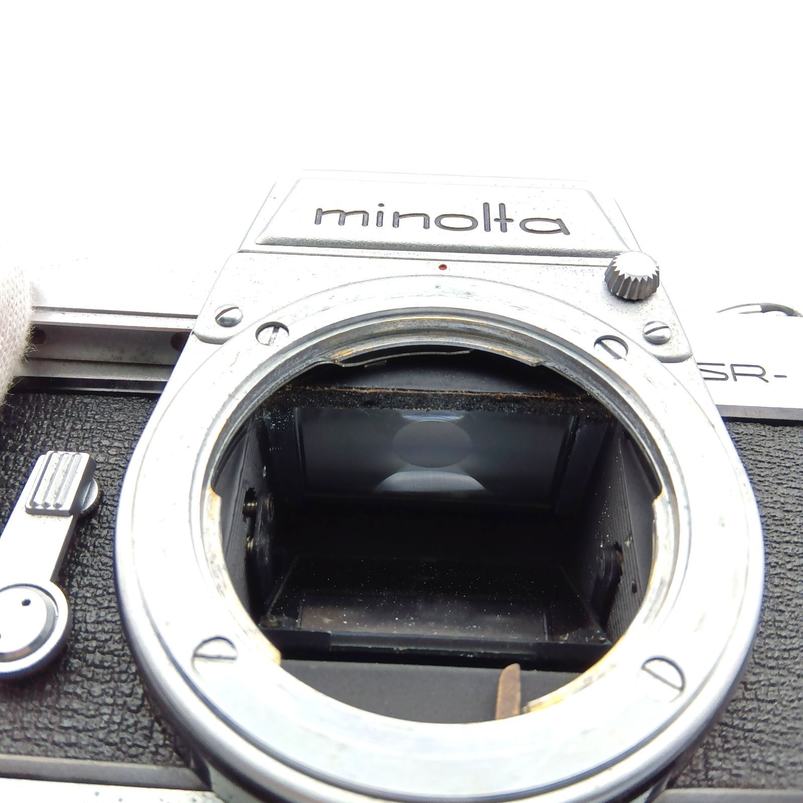 ミノルタ　Minolta SR-1 望遠レンズ　TELEPLUS ジャンク ジャンク】MINOLTA SR-1 55mm F1.8 レンズ付 バルブ不良 - メルカリ