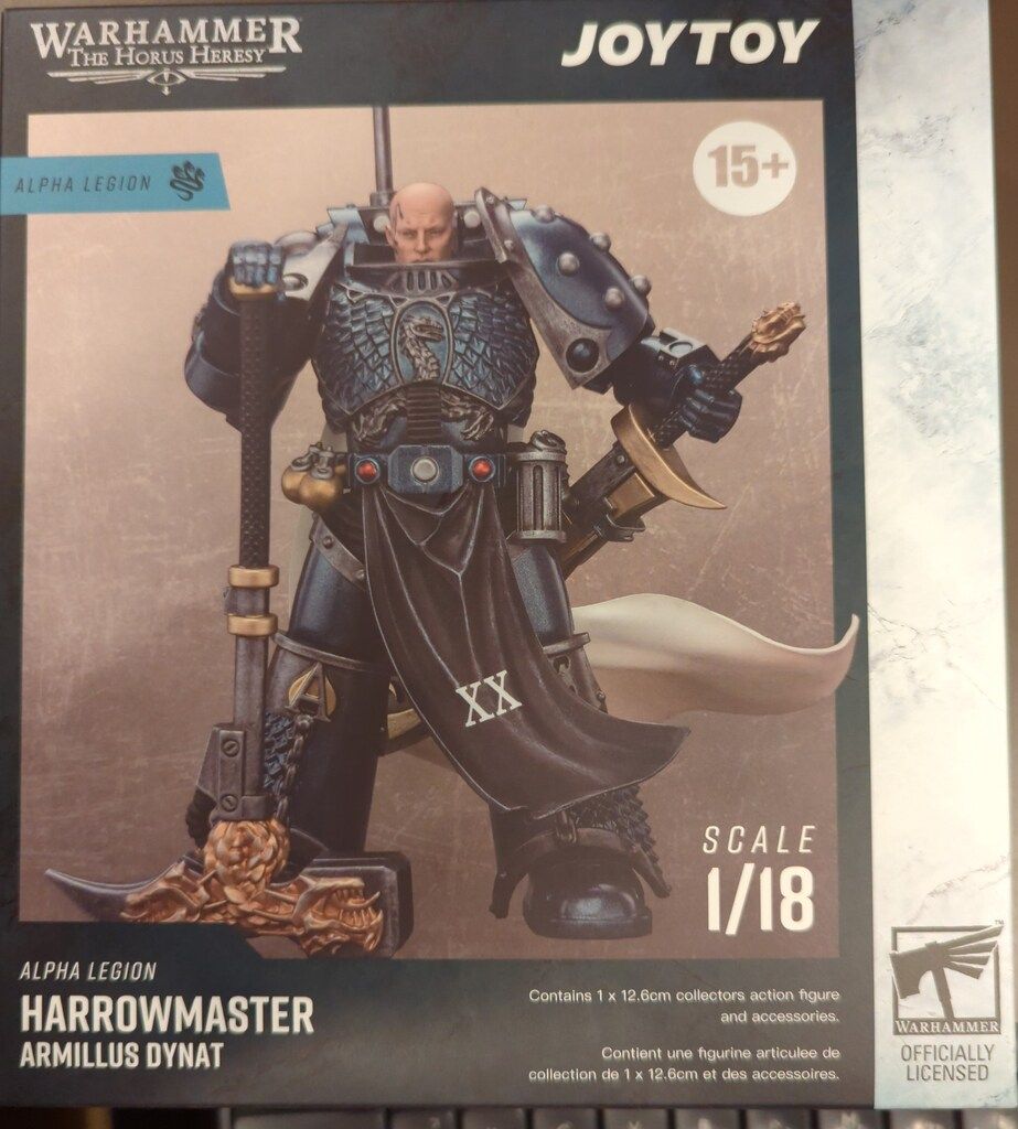 JOY TOY WARHAMMER THE HORUS HERESY ALPHA LEGION ARMILLUS DYNAT|HARROWMASTER