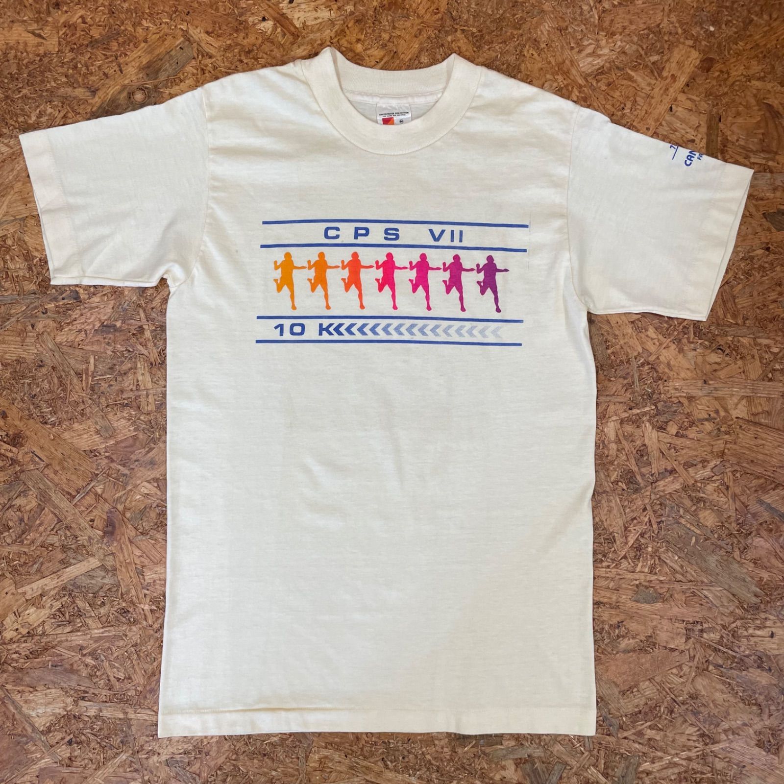 古着 80～90年代 SIGNAL プリントTシャツ USA製 レディースM相当 ヴィンテージ /eaa437314 80s USA製 SIGNAL プリントTシャツ M クリーム 80年代 半袖
