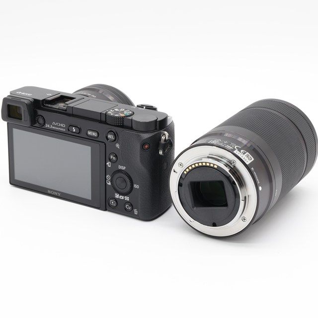 SONY α6000ダブルズームレンズキット ILCE-6000Y ブラック 美品＞SONY α6000 ILCE-6000Y ダブルズームレンズキット
