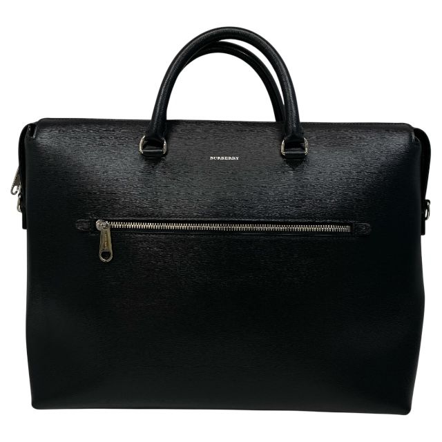 ☆美品☆ BURBERRY ビジネスバッグ　ブリーフケース　ブラック　レザー バーバリー ヴィンテージ ブリーフケース ビジネスバッグ レザー