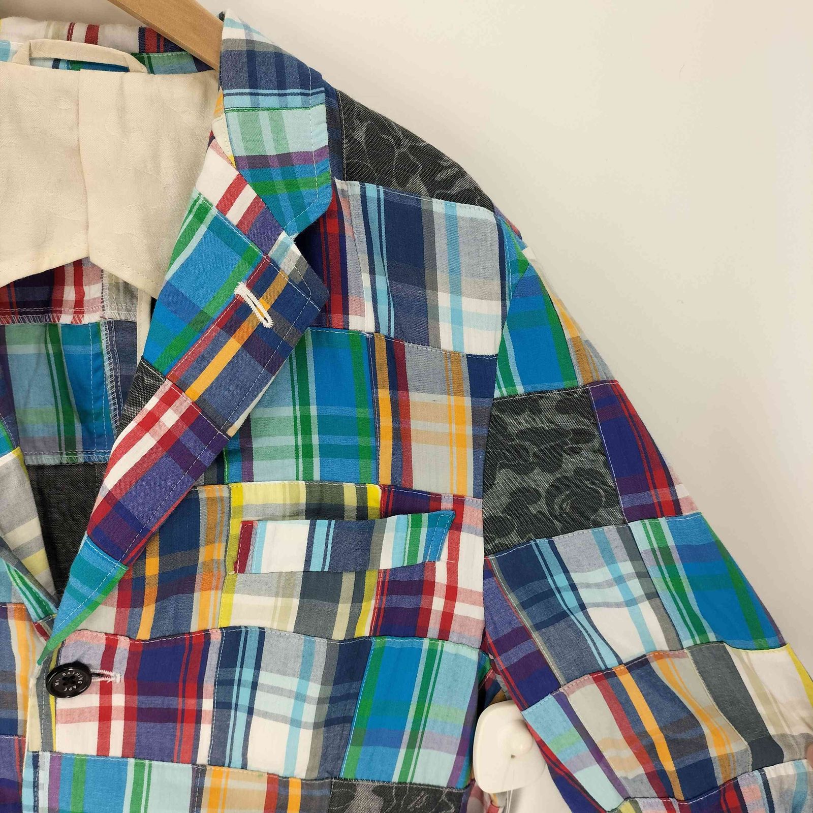 ミスターベイシングエイプ Mr. BATHING APE bright jacket with print 