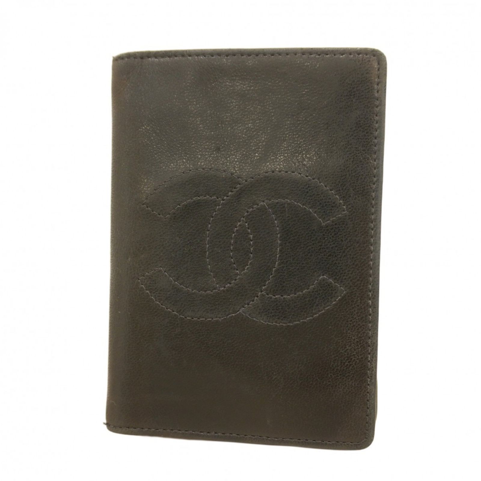 シャネル Chanel シャネル 名刺入れ カードケース ラムスキン ブラックレディース