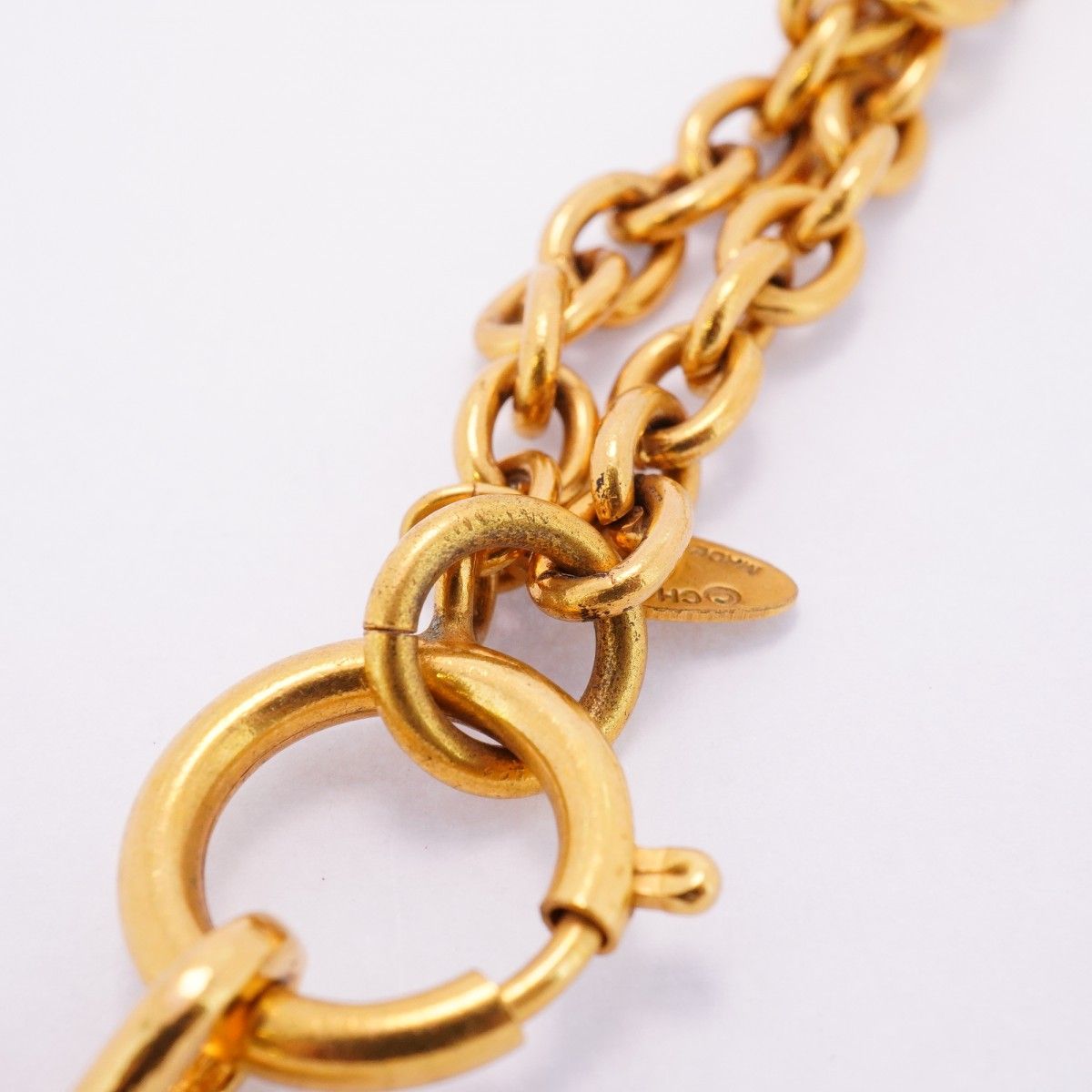 5jeb0388】シャネル ネックレス ヴィンテージ ココマーク マトラッセ  