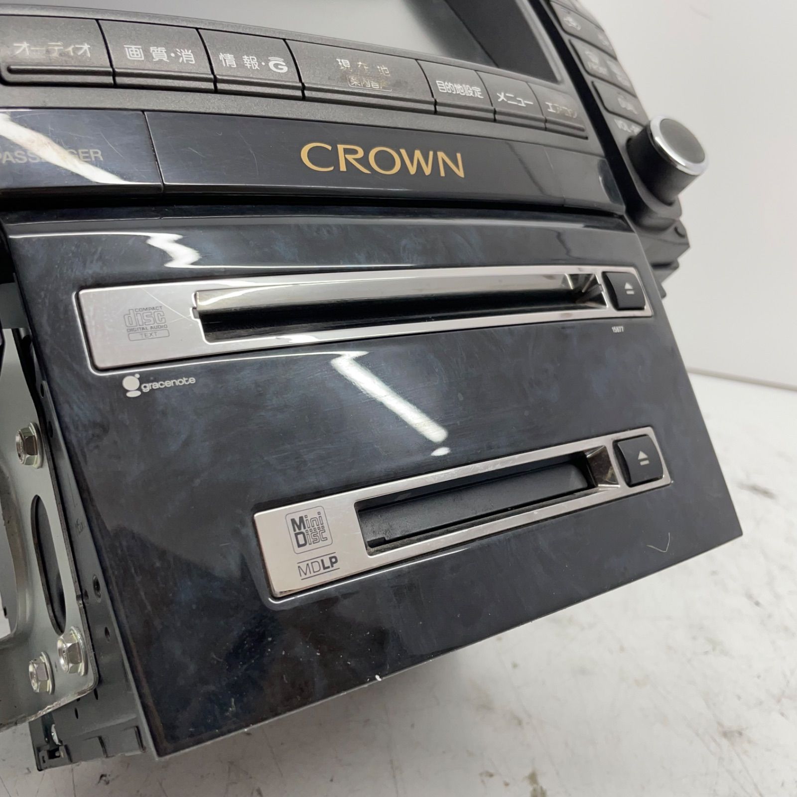 トヨタ　クラウンロイヤルサルーン　GRS183 ナビ　オーディオ　純正　18系 18 クラウンロイヤル後期純正ナビ