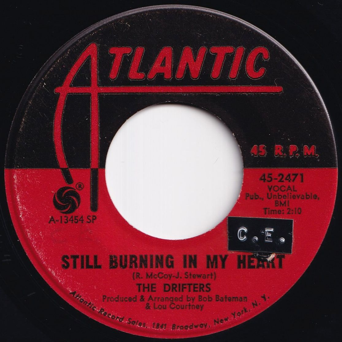 Drifters Still Burning In My Heart / I Need You Now Atlantic