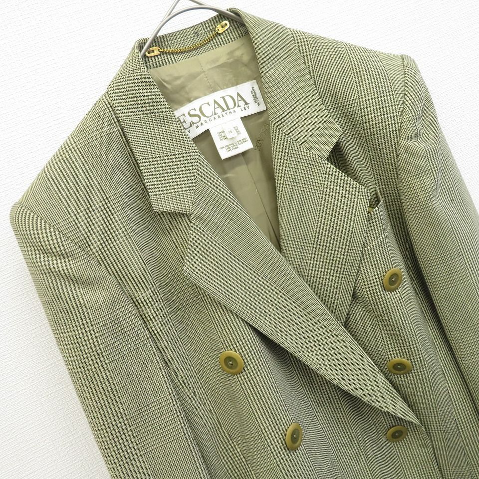 ドイツ製 エスカーダ ESCADA ヴィンテージ ジャケット テーラード