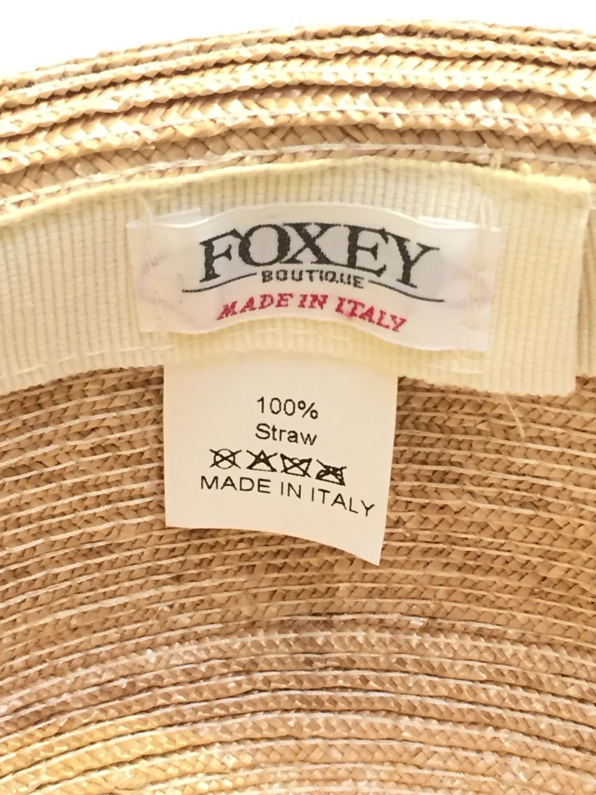 フォクシー　ストローハット　イタリー製 FOXEY（麦わら帽子/ストローハット）のフリマアイテム一覧