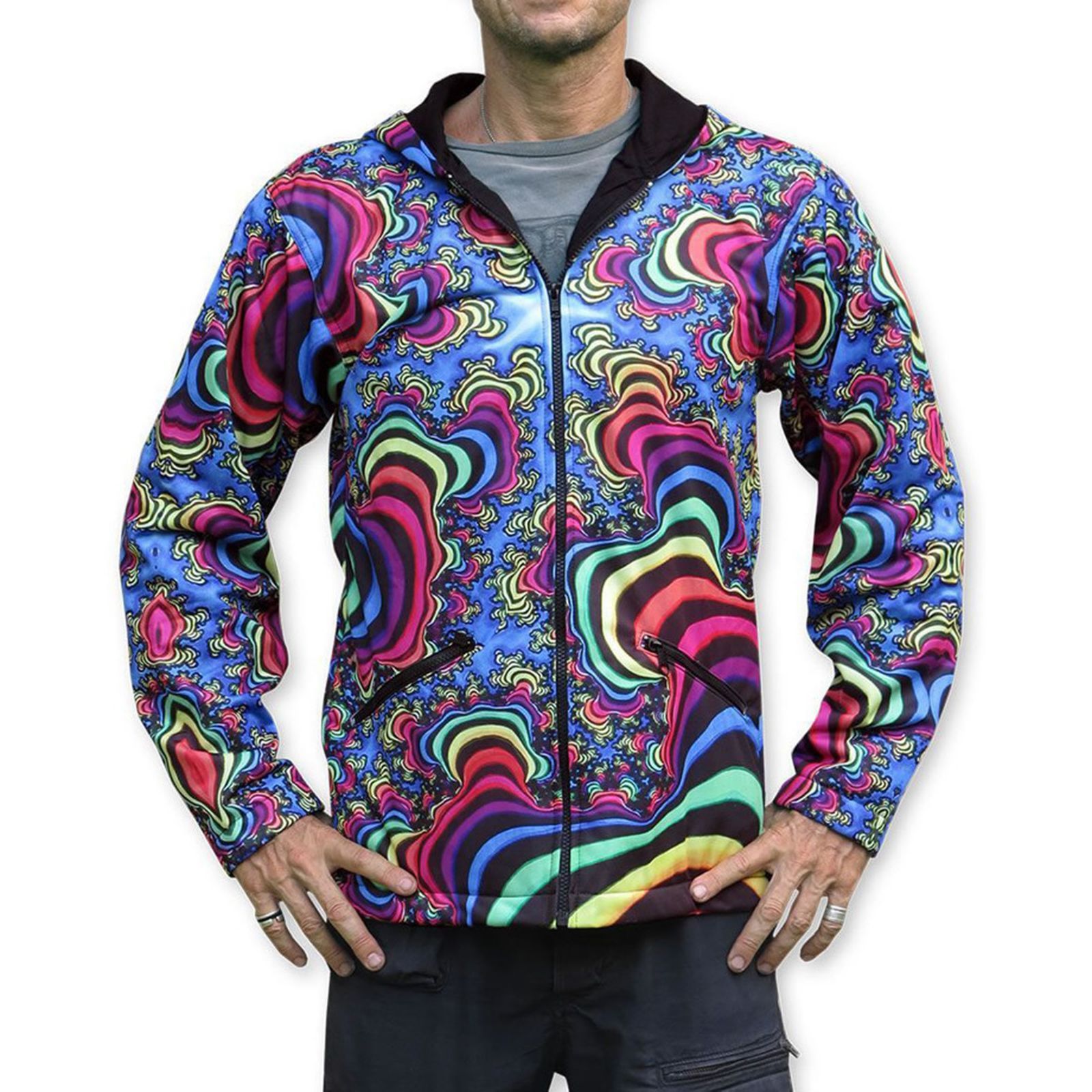 SPACE TRIBE（スペーストライブ）フィーディー＊サイケ＊ジップ＊XL