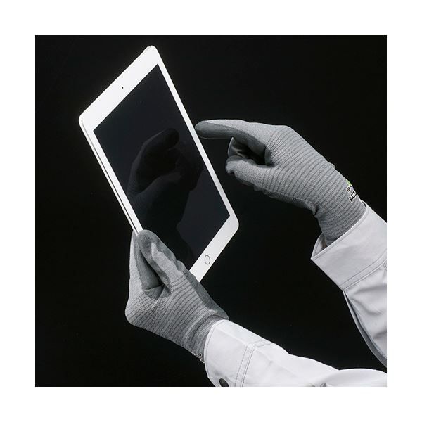 ショーワグローブ AC 500 制電フォルテックスウレタンパーム手袋 M グレー 60双 使い捨て手袋 使いきり手袋