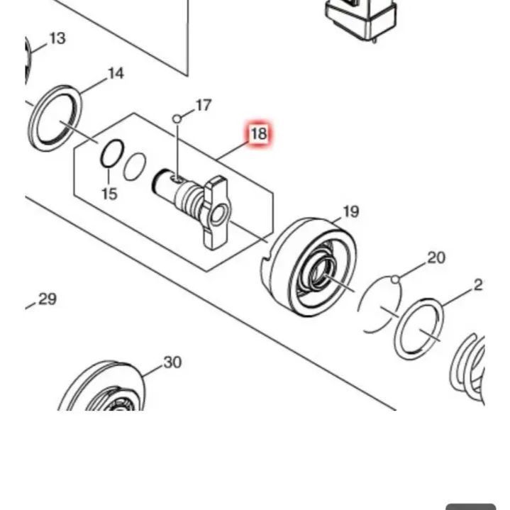 マキタ アンビル 324921-5 Makita 324921-5 Anvil - PowerToolReplacementParts