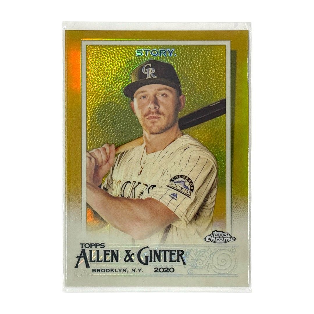 TOPPS MLBカード CHROME ALLEN & GINTER TREVOR STORY COLORADO