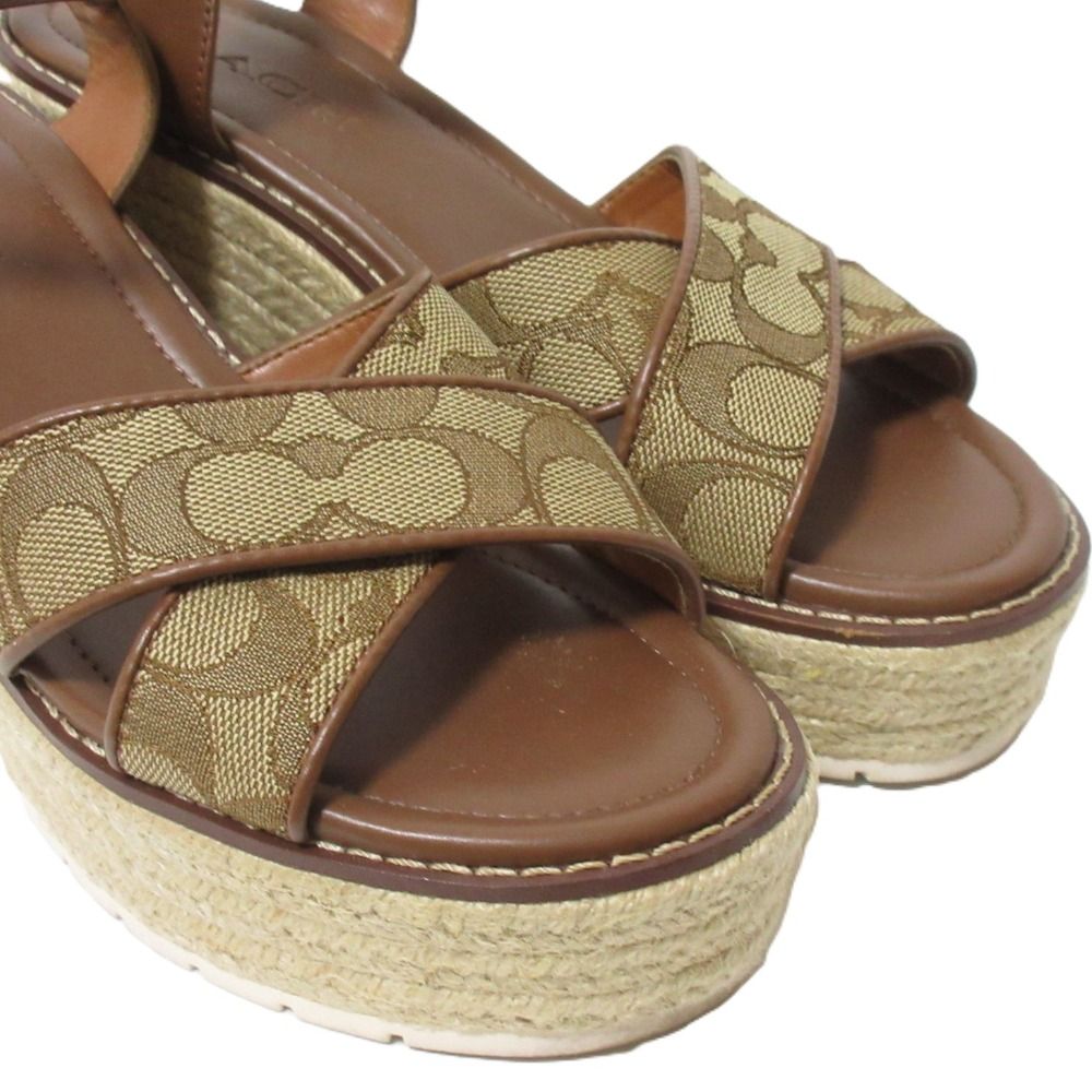 coach サンダル　レザー　24センチ セール】コーチ COACH COACH フィッシャーマン サンダル CAR69