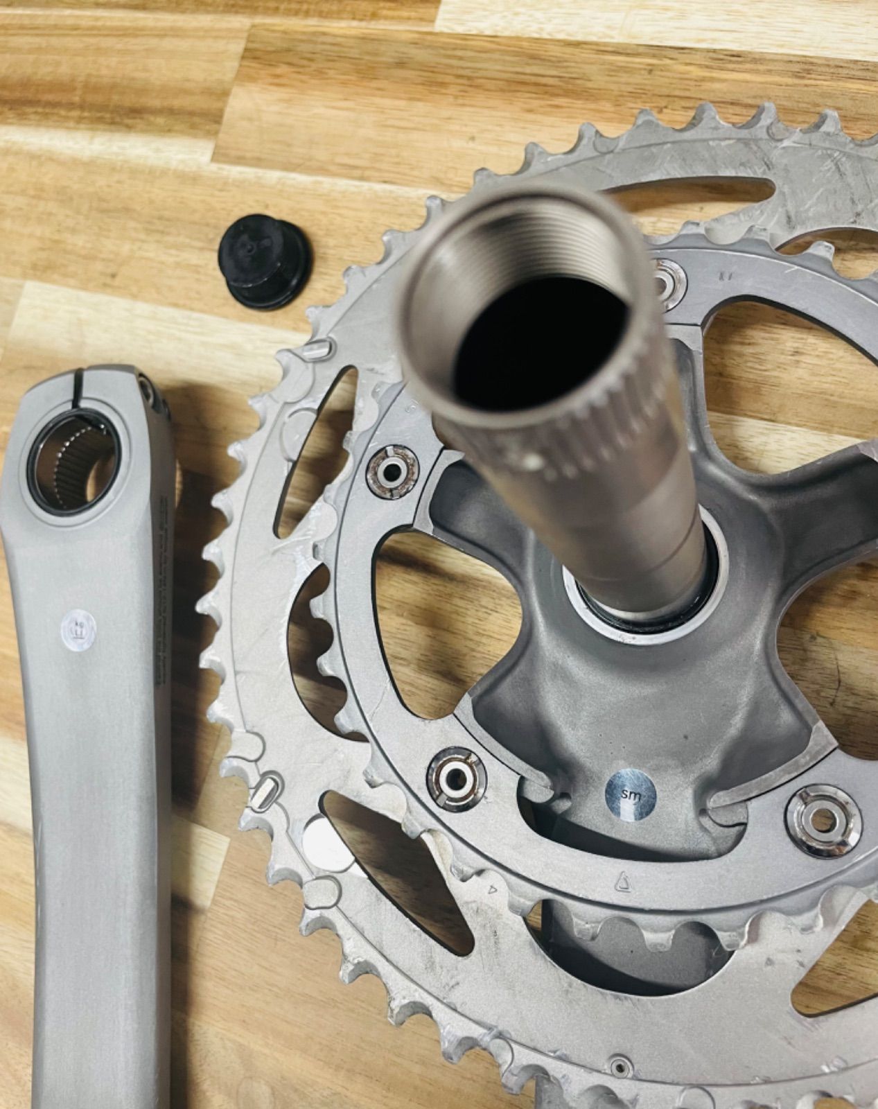【105】FC-5700 170mm PCD:130 クランクセット SHIMANO 「シマノ」 105 FC-5700 50-34T 170mm クランクセット