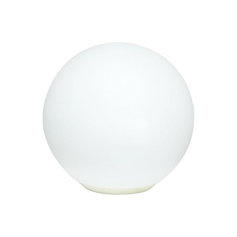 翌朝まで点灯!! 明るさ100ルーメン 超ボリューム感の光り!! GWSOLAR 庭園灯ボールランプ 直径38cm 自重1.5kg 置くだけ自立 ソーラーパネル内蔵 Smart Lighting ソーラーライト リモコンで点灯時間選び 昼光色 電球色 白色 0