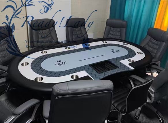 10人用 ポーカーテーブル 楕円形 ホールデムサイコロ カジノ 10人用 ポーカーテーブル 楕円形 ホールデムサイコロ カジノ